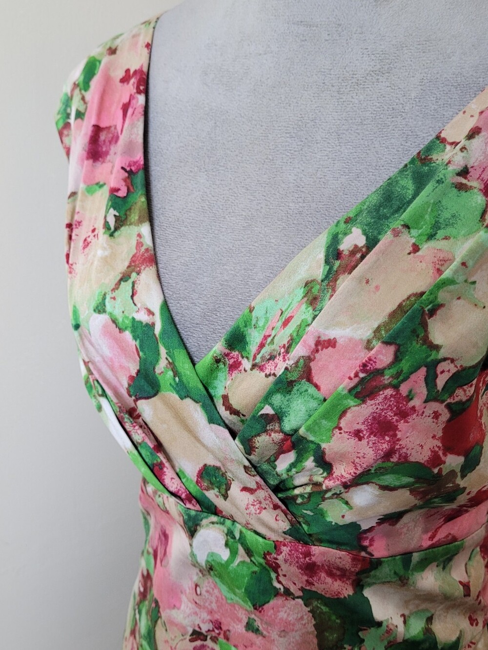 Talbots Floral Knee Length Dress Size 8 - Picture 7 of 10
